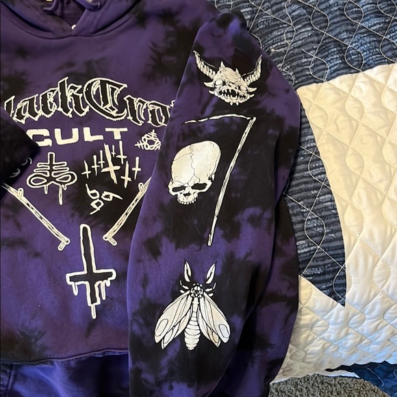 Purple and Black Black Craft Cult hoodie - Picture 5 of 7